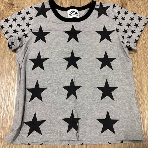 탄산마그네슘 스타 티셔츠 그레이