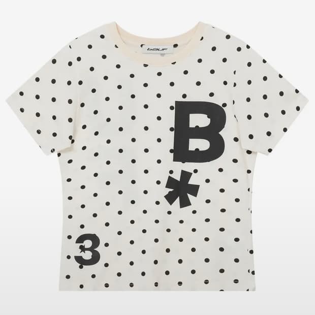 바우프 B LOGO 슬림핏 티셔츠