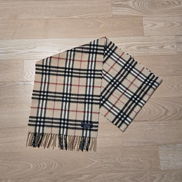 [정품] 버버리 클래식 캐시미어 체크 머플러