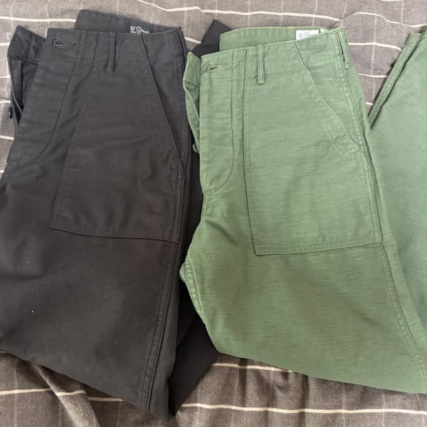 [xs,s] 오어슬로우 orslow 퍼티그팬츠 