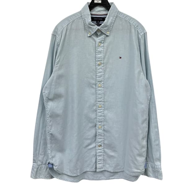 타미힐피거 린넨 긴팔셔츠