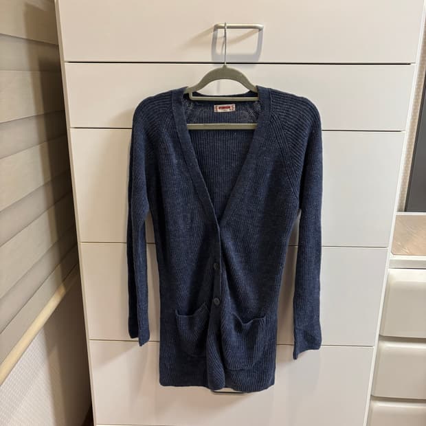 McGregor 린넨 100% 네이비 가디건