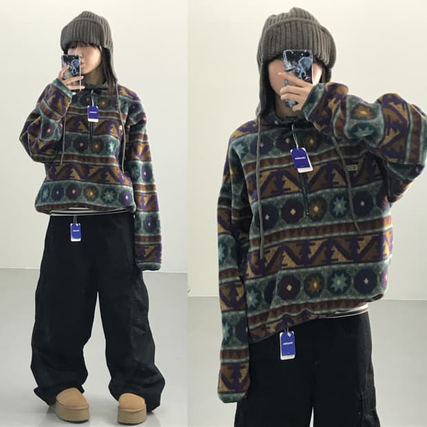 Columbia 90’s Madein U.S.A. Aztec Fleece