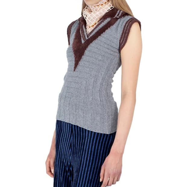 QUIMBY SLEEVELESS POLO FOSSI GREY