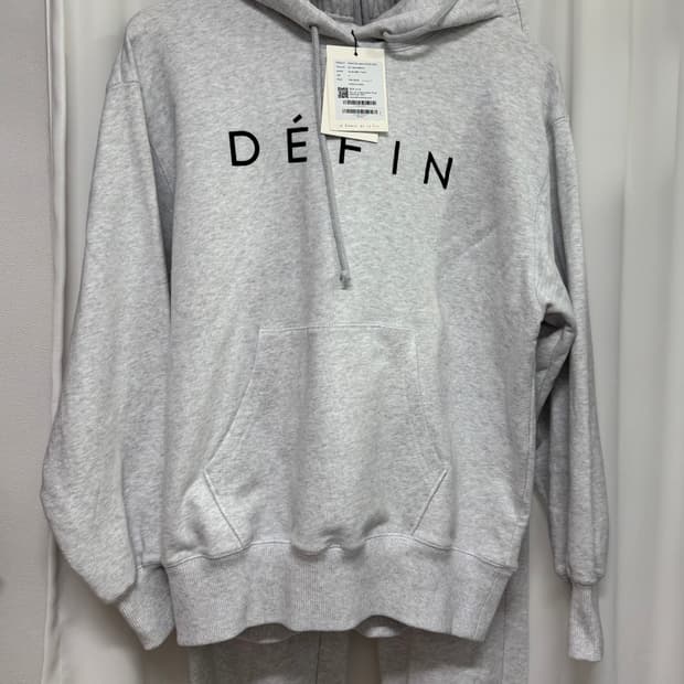 [새상품] 드핀 시그니처 로고 후디 셋업