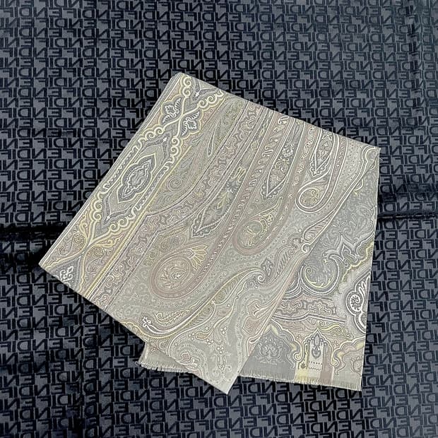올드 ETRO 울 실크 스카프