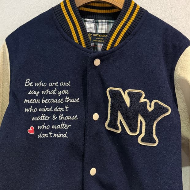 rivet&surge 바시티 자켓