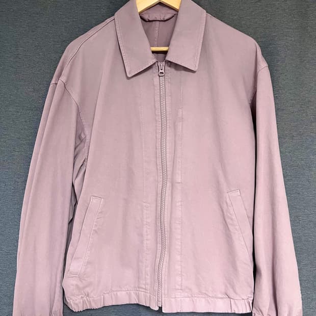 유니클로U/ 집업 블루종 퍼플/ L