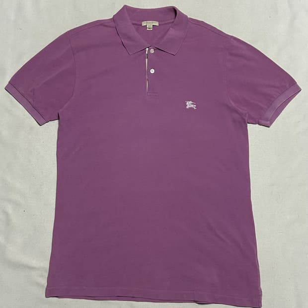 🫶🏻 버버리 Purple 카라 반팔티  🫶🏻