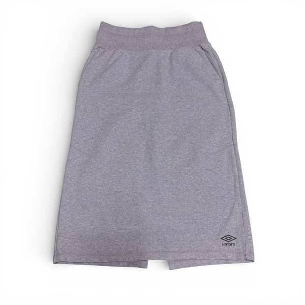 우먼S-M 엄브로 그레이 스웻 스커트