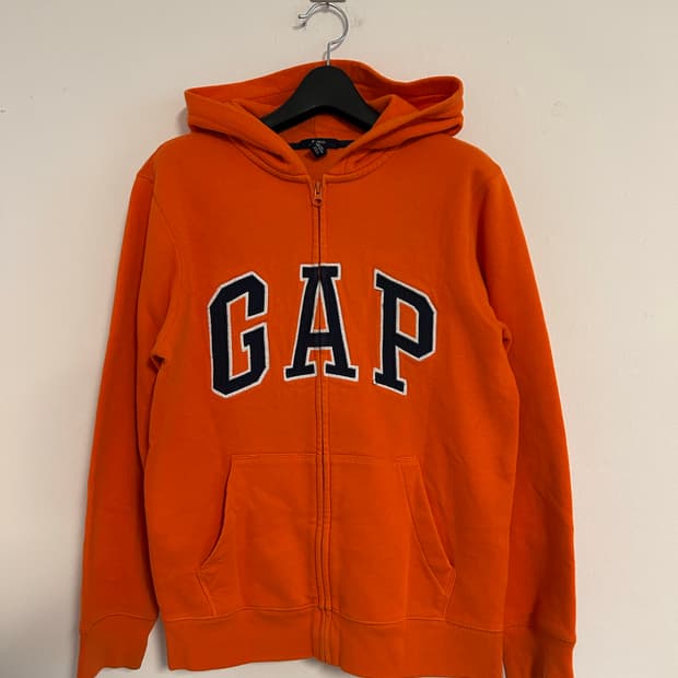 갭 로고 후드집업