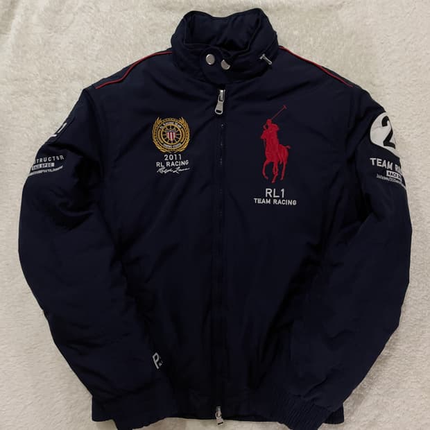 폴로 랄프로렌 레드 빅포니 레이싱 자켓