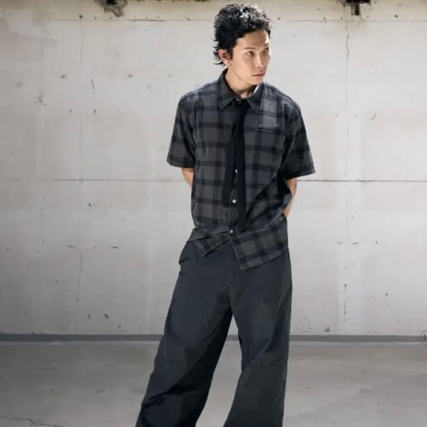 해칭룸 Regular shirt over dyed check