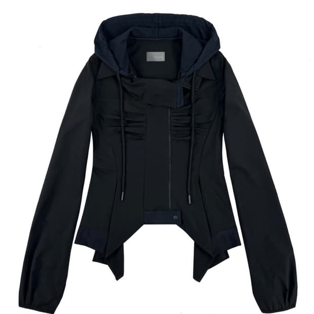 hoodied shirt jacket