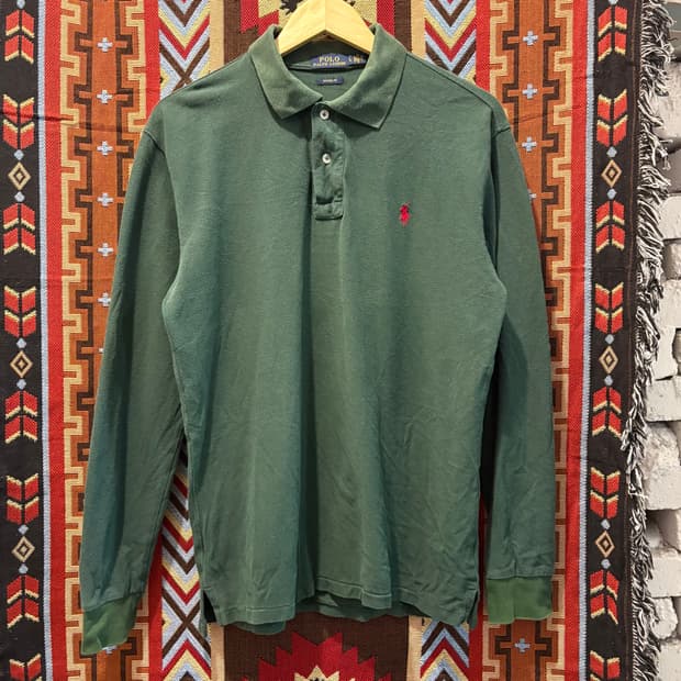 폴로 빈티지 카라 슬리브 