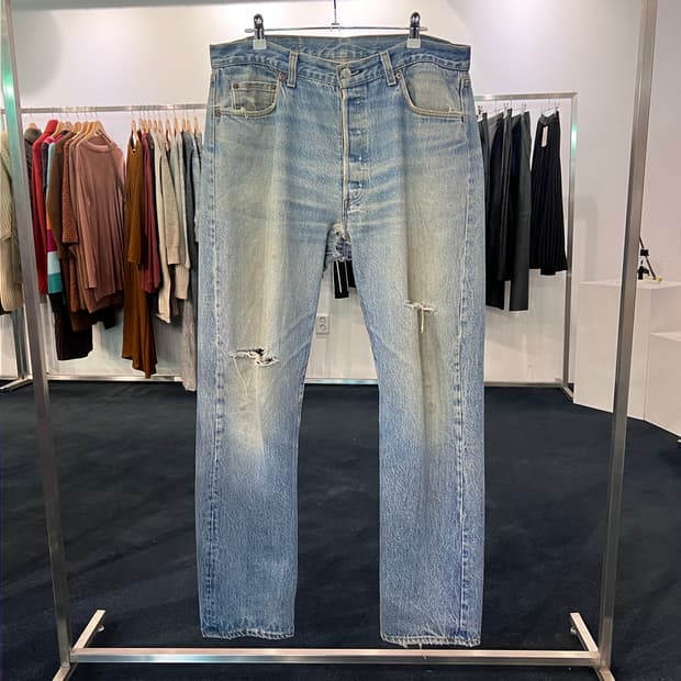 [34] 80s 리바이스 501 USA MADE 데님 청바지