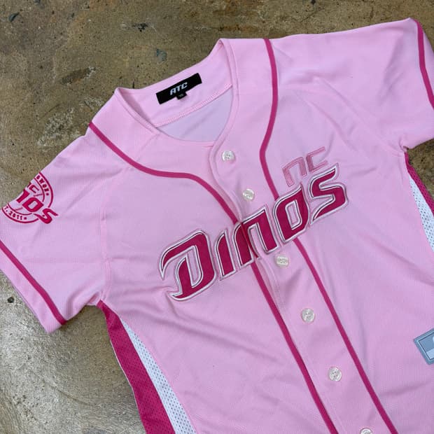 [정품/75] NC 다이노스 핑크 유니폼 박민우마킹 b10