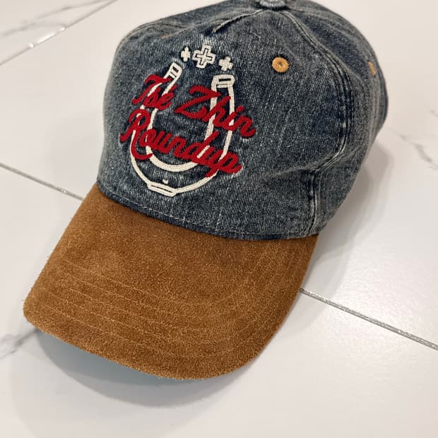 PRL x Naiomi Glasses Denim Ball Cap 