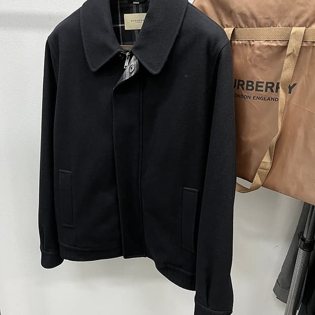 110) 버버리 런던 울 카라자켓 