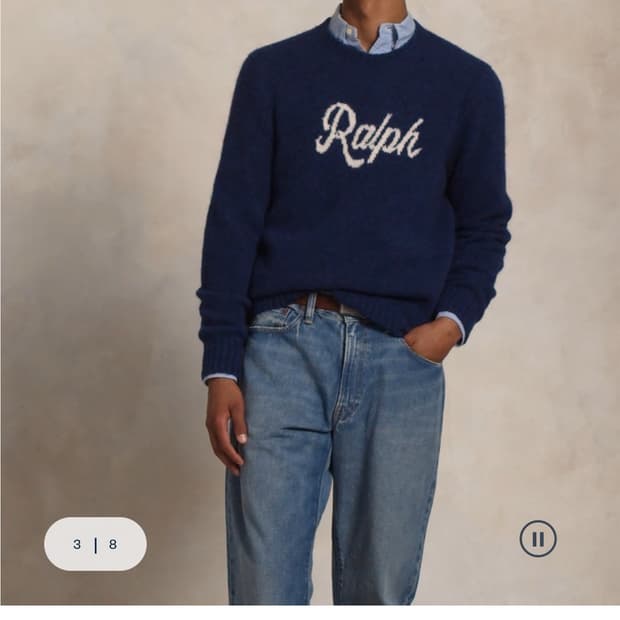 폴로 랄프로렌 랄프로고 스웨터