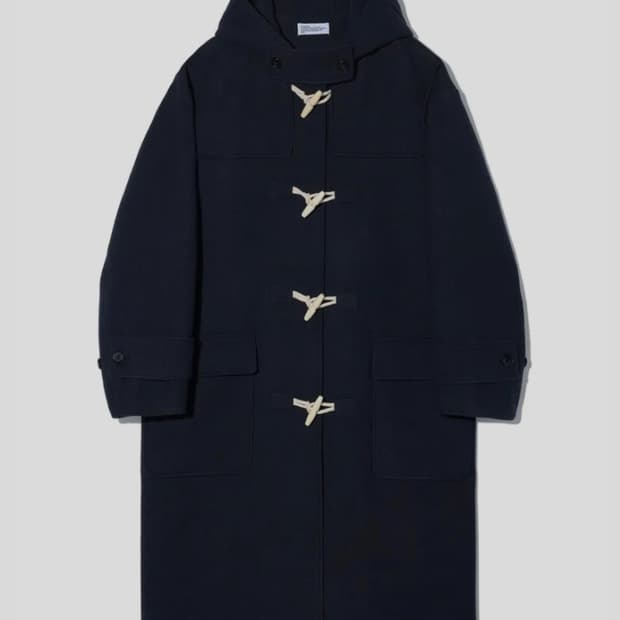 [새상품] 파르티멘토 더플코트 떡볶이코트 S 네이비