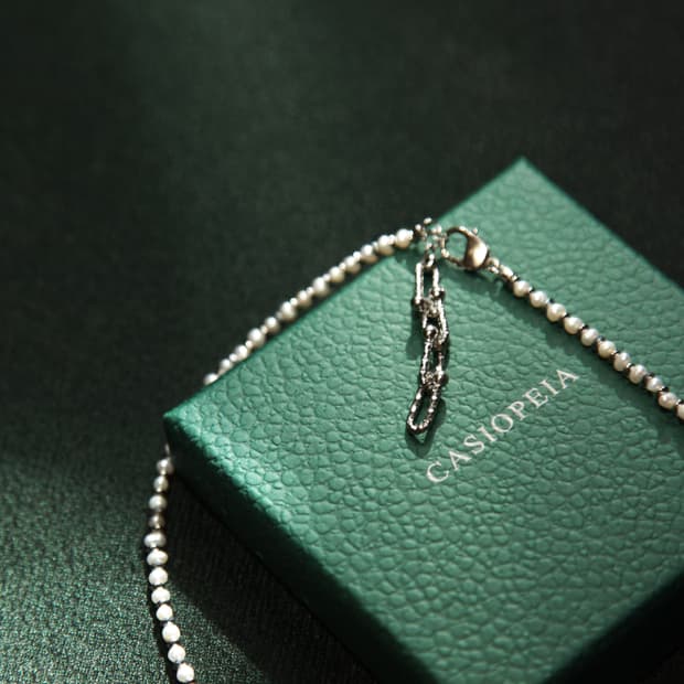 CASIOPEIA Minimum Pearl Necklace 진주원석목걸이