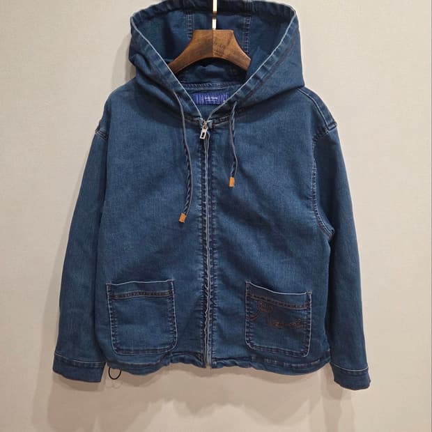 Olivia Hassler 후드 청자켓 90