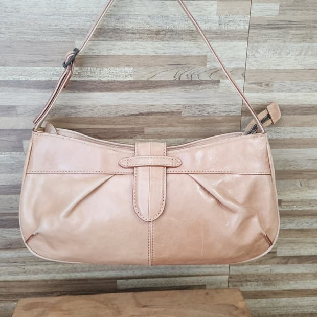 모리걸 브라운 빈티지 토트백 