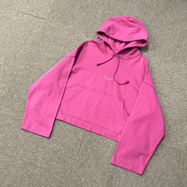 아크네 스튜디오 크롭 후드