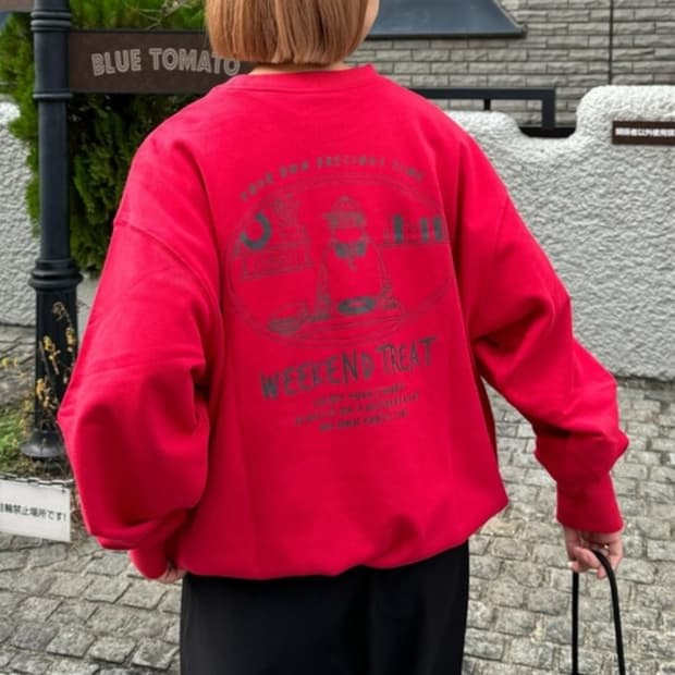 차오패닉 빅 실루엣 스웨트