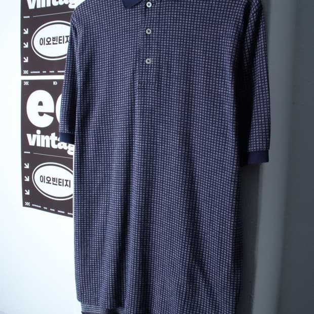 (M-XL) 폴로 랄프로렌 반팔 카라 티셔츠 90년대 패턴-H34672