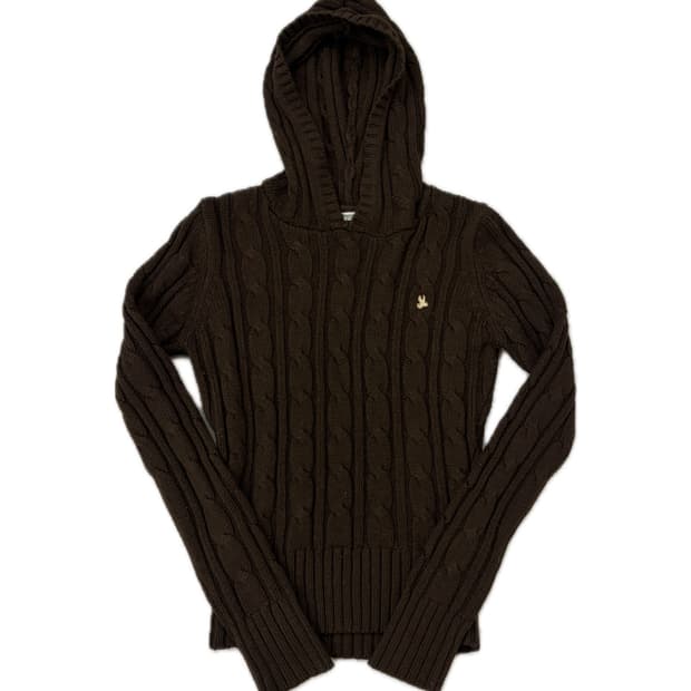 knit long sleeve 브라운 니트 롱슬리브