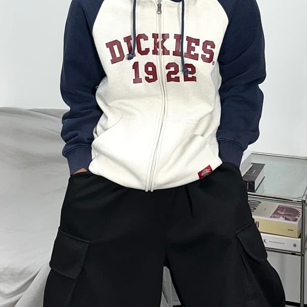 디키즈 빅로고 나그랑 후드집업 XL