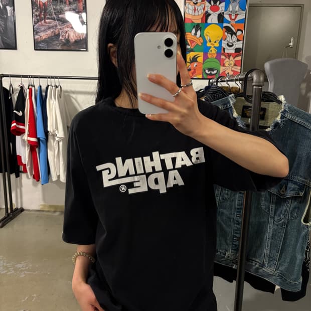 베이프 베이비마일로 반팔