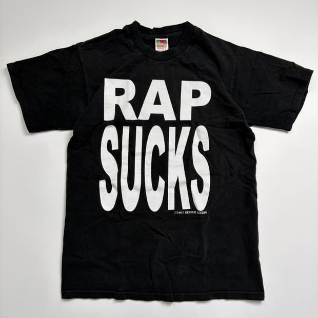 90s Rap Sucks Tee (black)