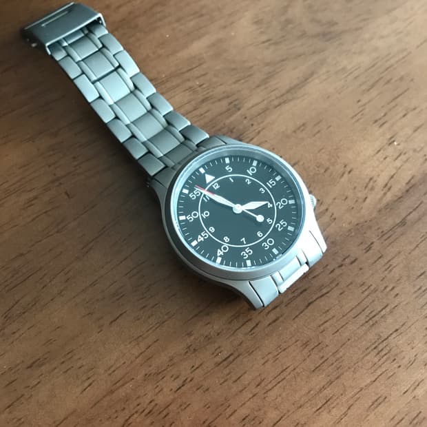 berny 티타늄 플리거 시계