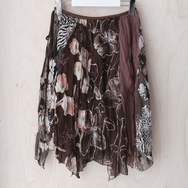 flower vintage skirt