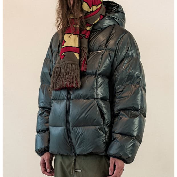 더바이닐하우스 WESTERN LOGO MUFFLER GREY