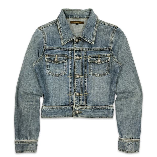 빈티지 크롭 데님 자켓