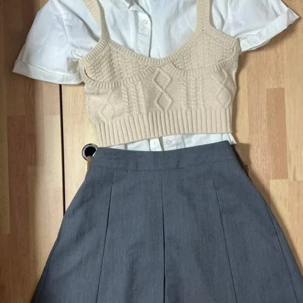 프레피 코디 set (3 piece)