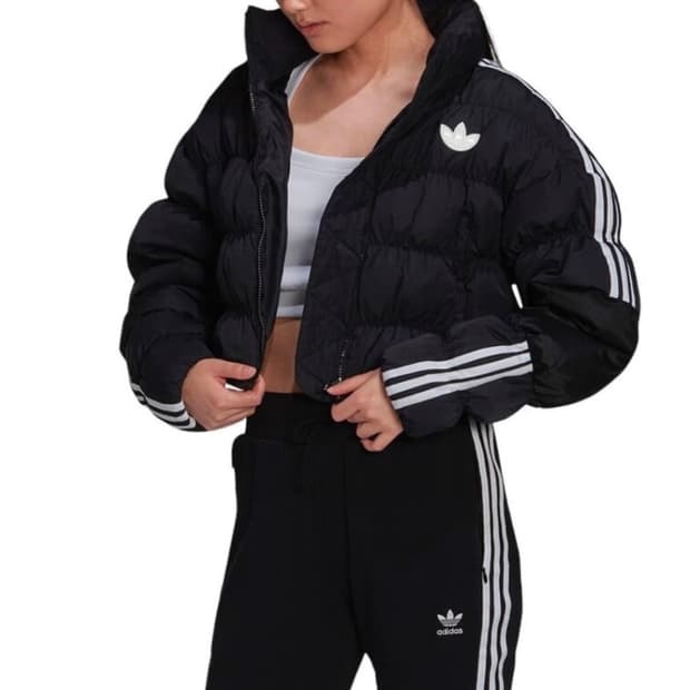 아디다스 크롭 패딩