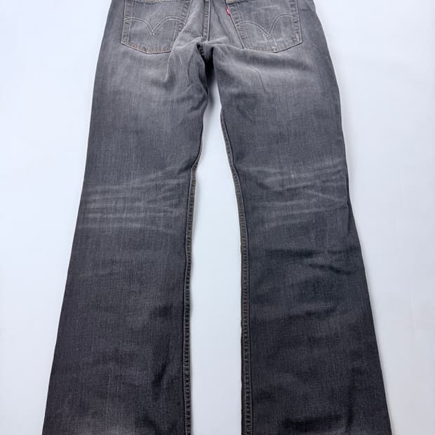 리바이스 527 부츠컷 흑청 데님팬츠