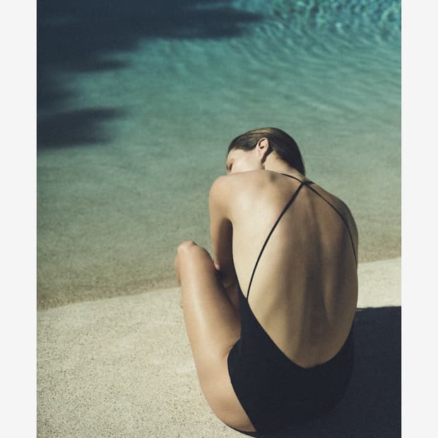 Zara 오픈백스윔수트 S