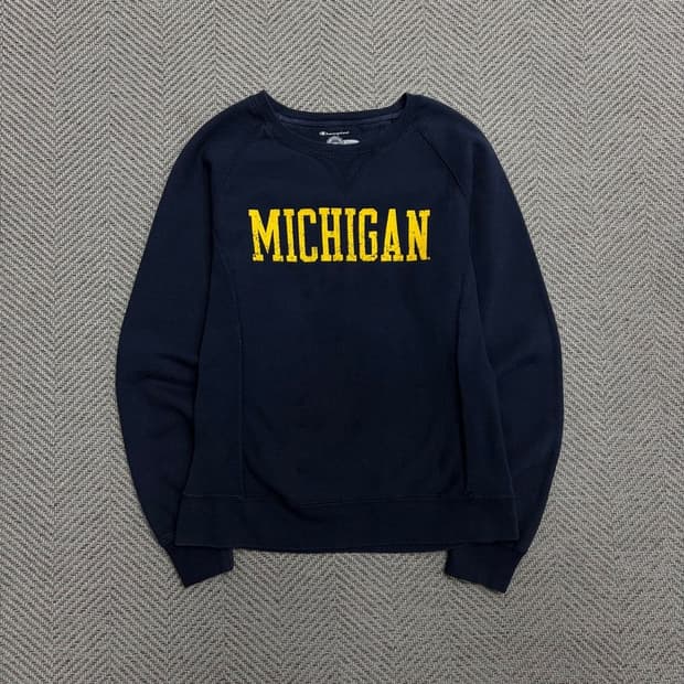 챔피온 리버스위브 미시건 스웻셔츠 v1568