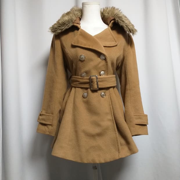 빈티지 퍼코트 히메라떼오네갸루 캐캐체 핀터깔 달천 대장 y2k자켓 펑크