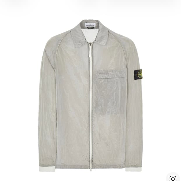 스톤 아일랜드  나일론 메탈 오버셔츠(XL)