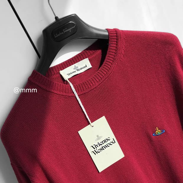 비비안/캐시미어 버건디 니트