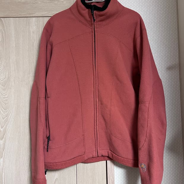 90s 마운틴 하드웨어 핑크 플리스 집업 자켓 USA