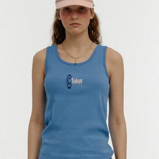 테켓 Symbol Sleeveless Blue