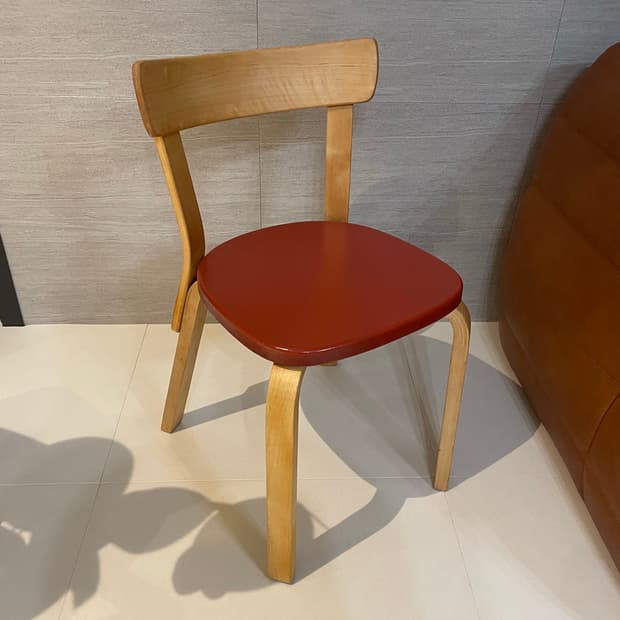 Artek 69 chair red 빈티지 